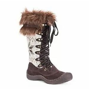 Muk Luks Gwen snow boots.